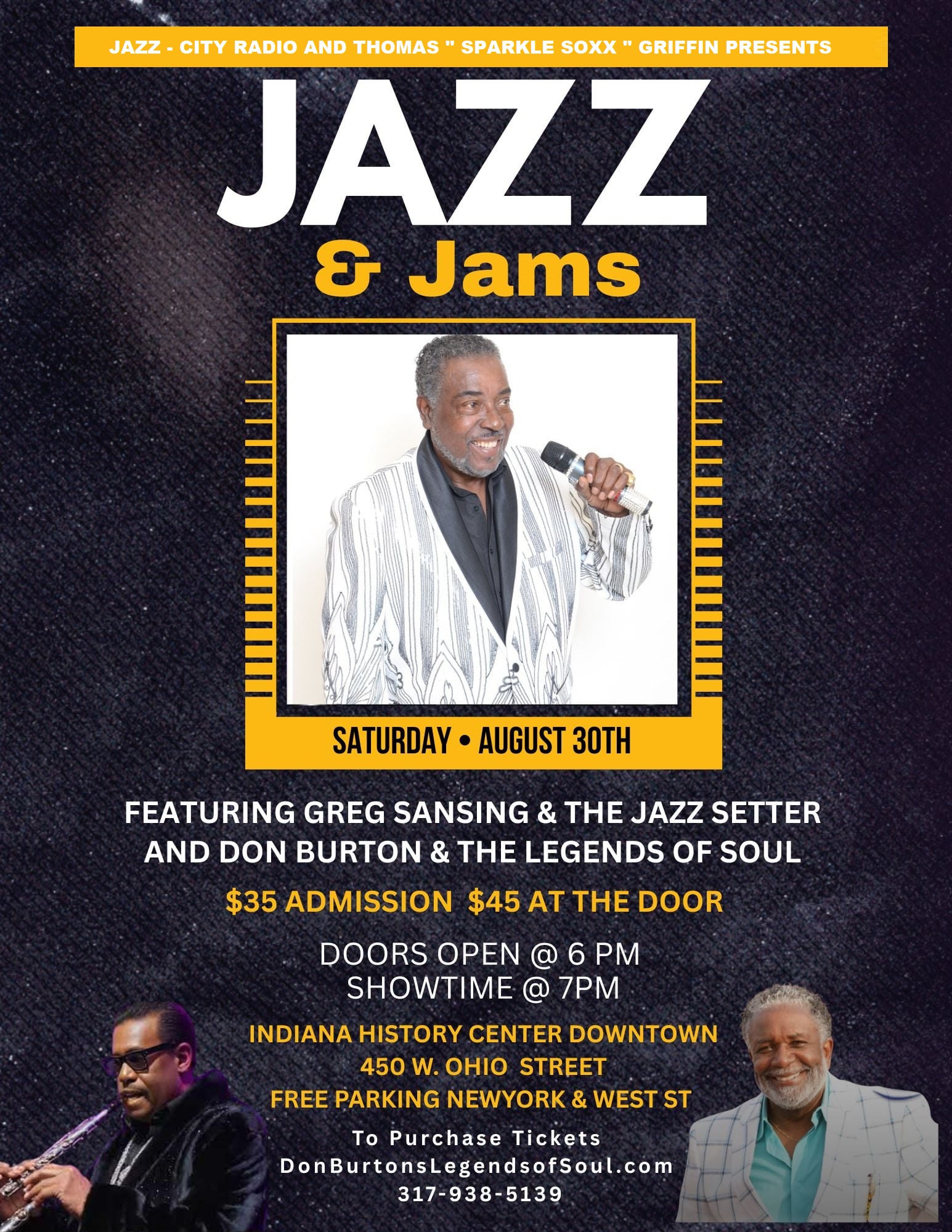 Jazz-City Radio & Thomas “Sparkle Soxx” Griffin Presents